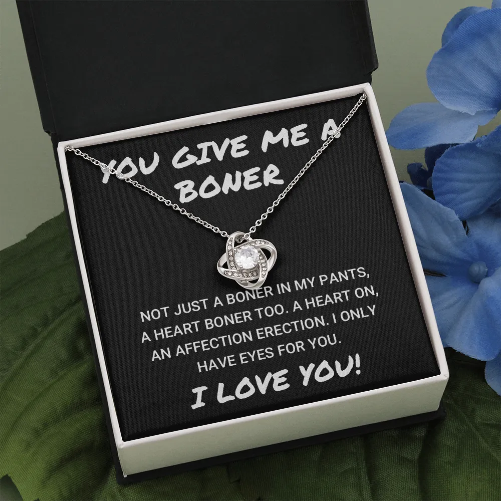 Funny Valentine's Day Forever Love Necklace