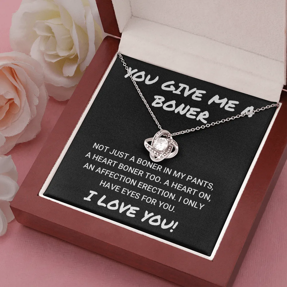 Funny Valentine's Day Forever Love Necklace
