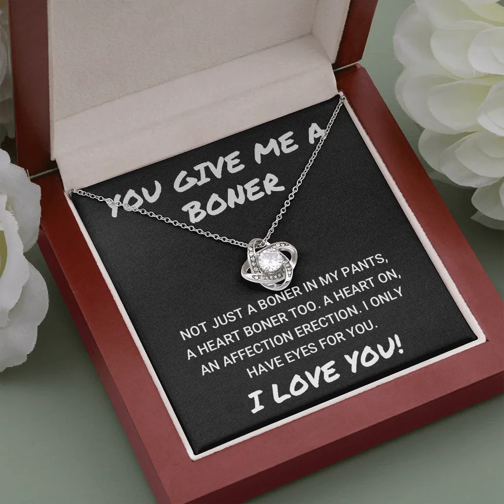 Funny Valentine's Day Forever Love Necklace