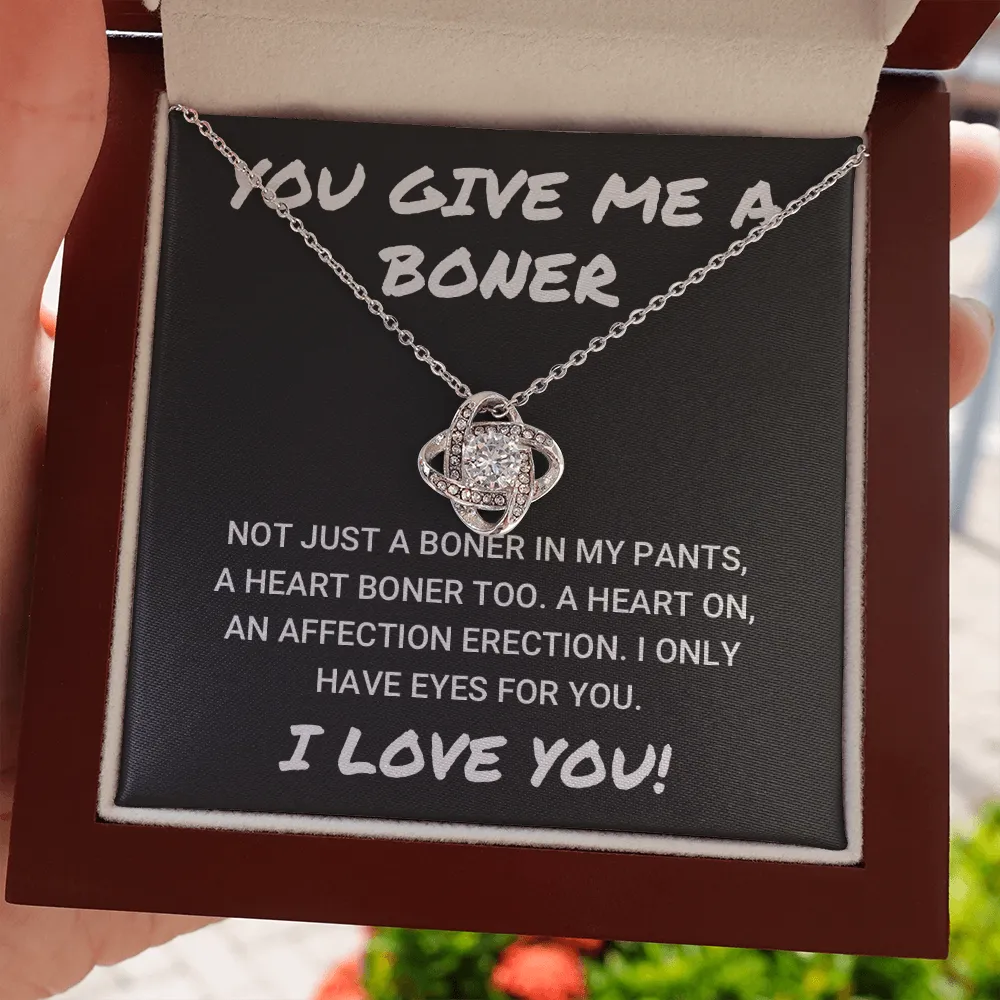 Funny Valentine's Day Forever Love Necklace