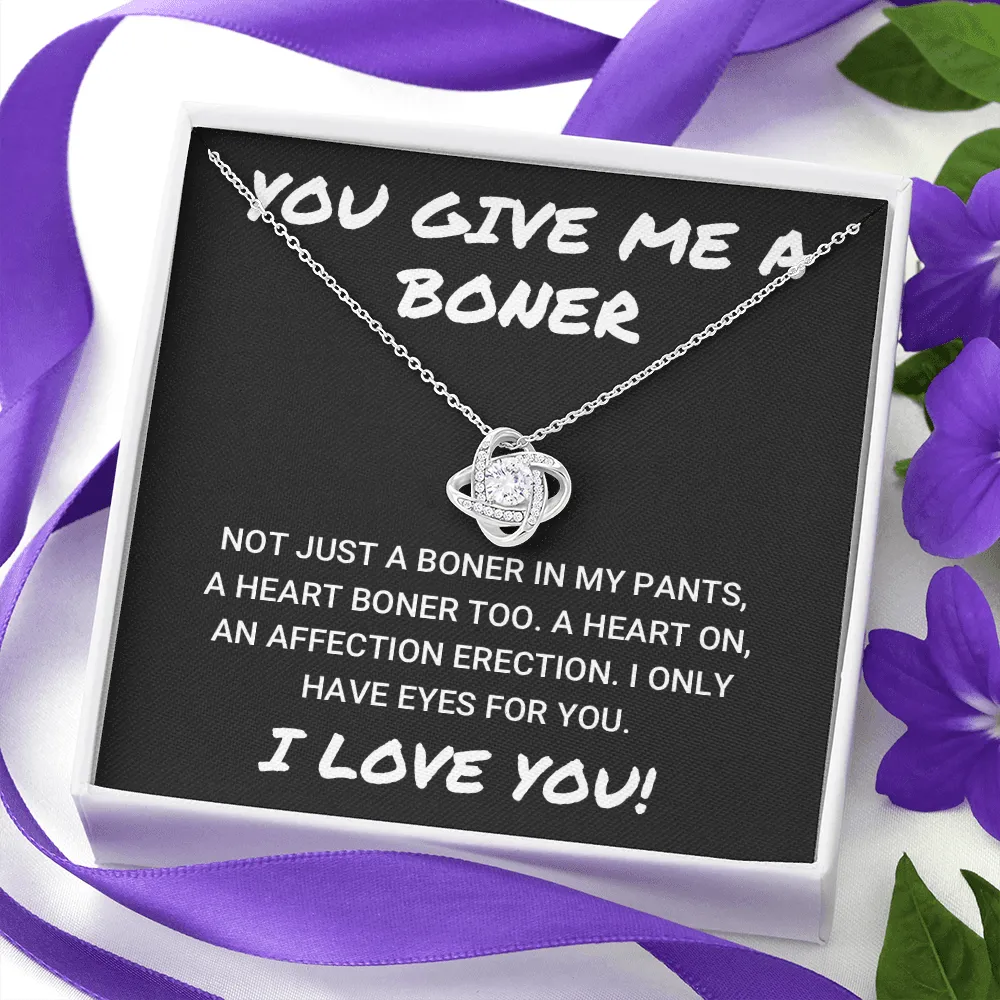 Funny Valentine's Day Forever Love Necklace