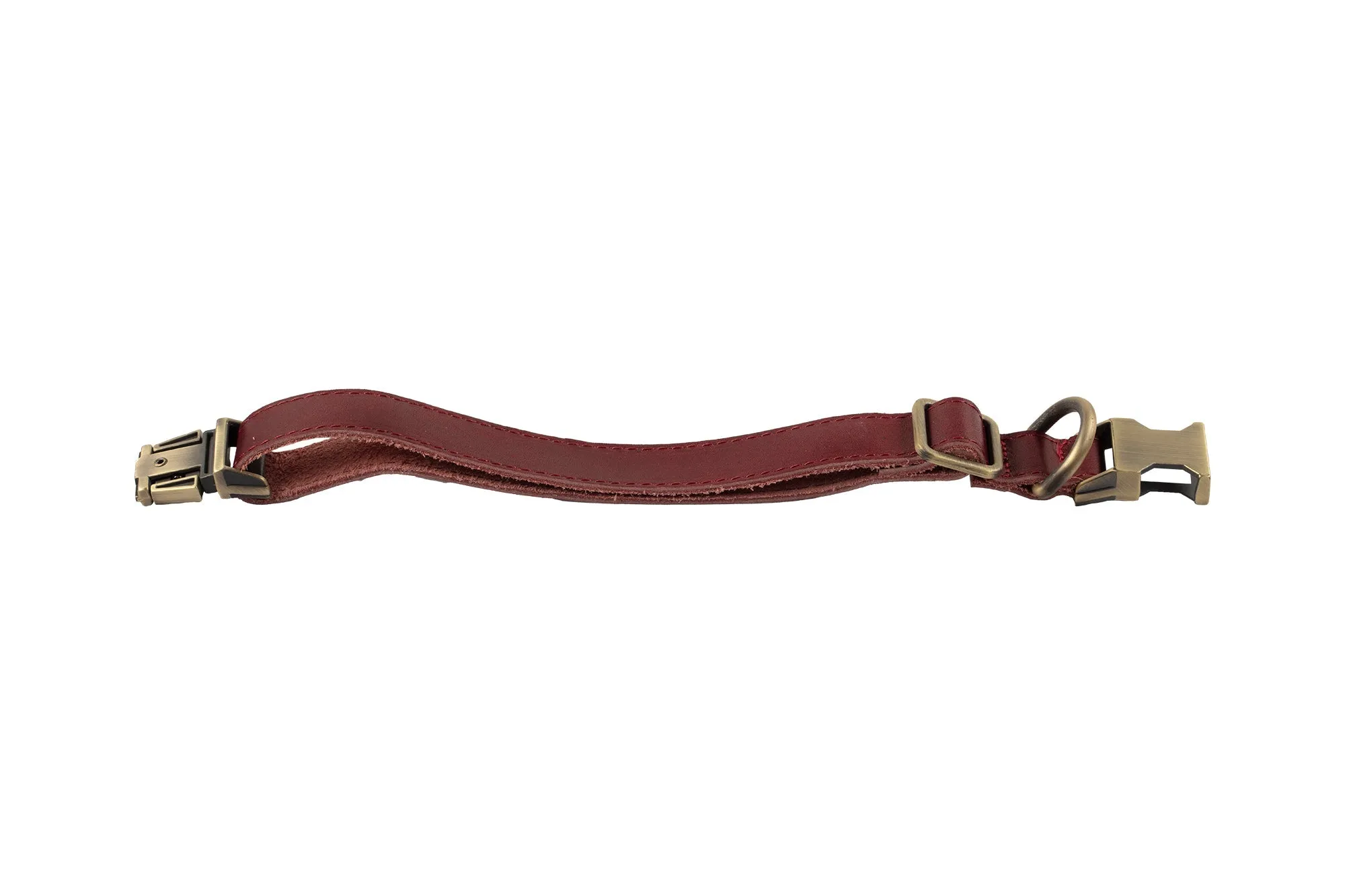 Genuine Leather Adjustable Strong Dog Collar