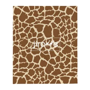Giraffe Print Throw Blanket
