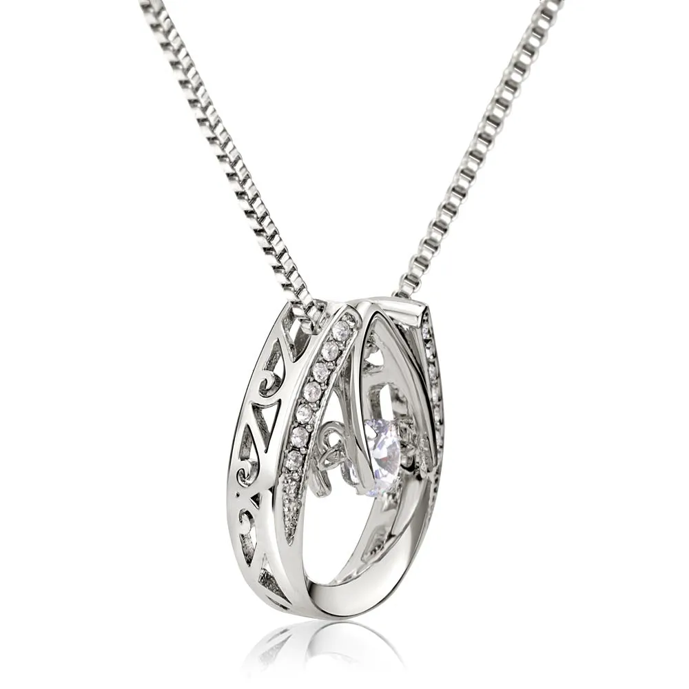 Girlfriend Lucky In Love Necklace-Your beautiful smile