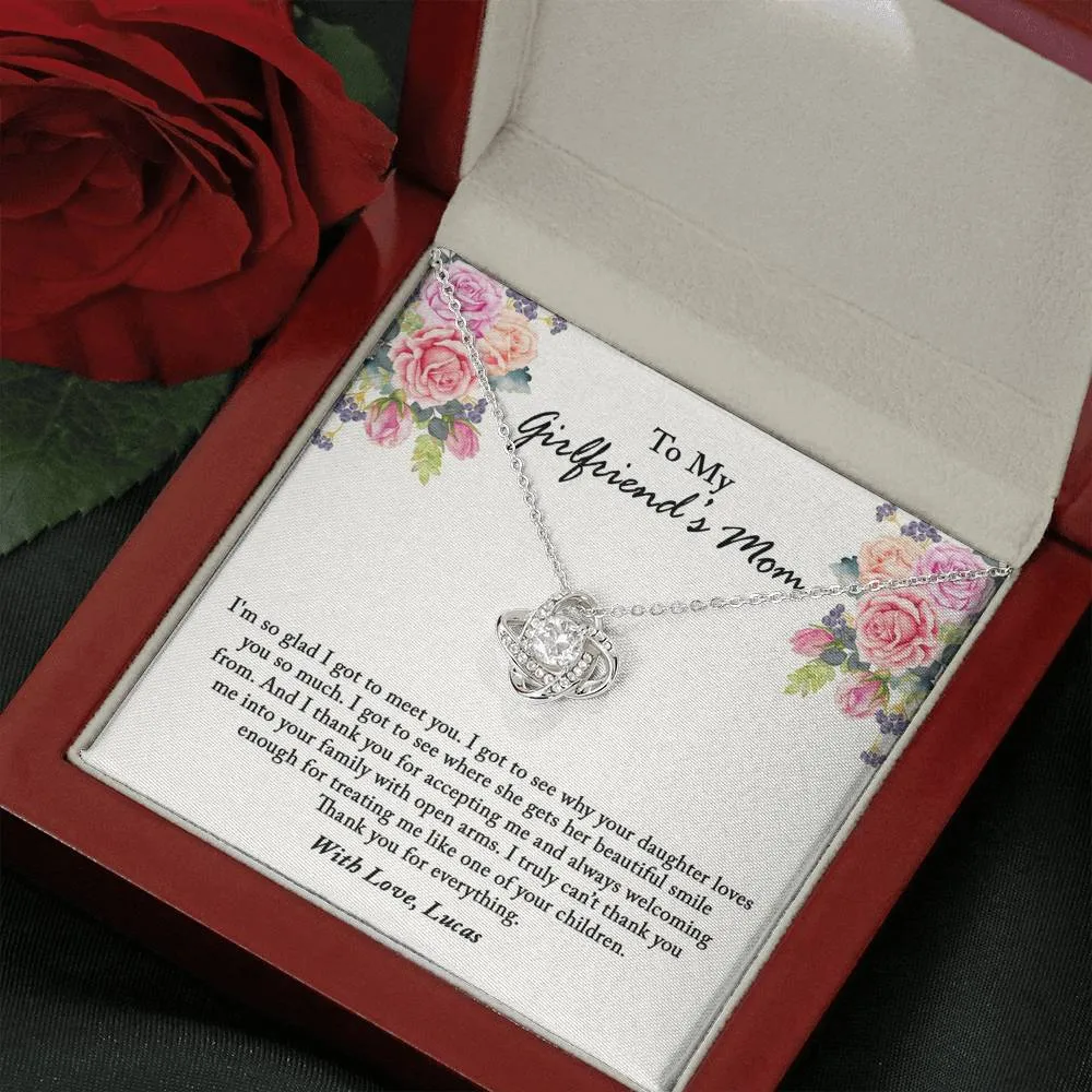 Girlfriend Mom Necklace, Girlfriend Mom's Gift, Gift for Girlfriend's Mother