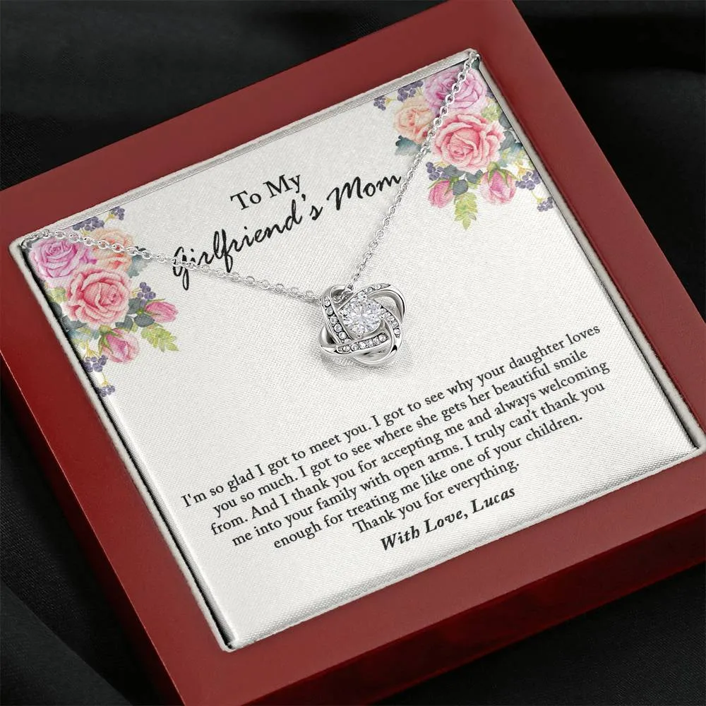 Girlfriend Mom Necklace, Girlfriend Mom's Gift, Gift for Girlfriend's Mother