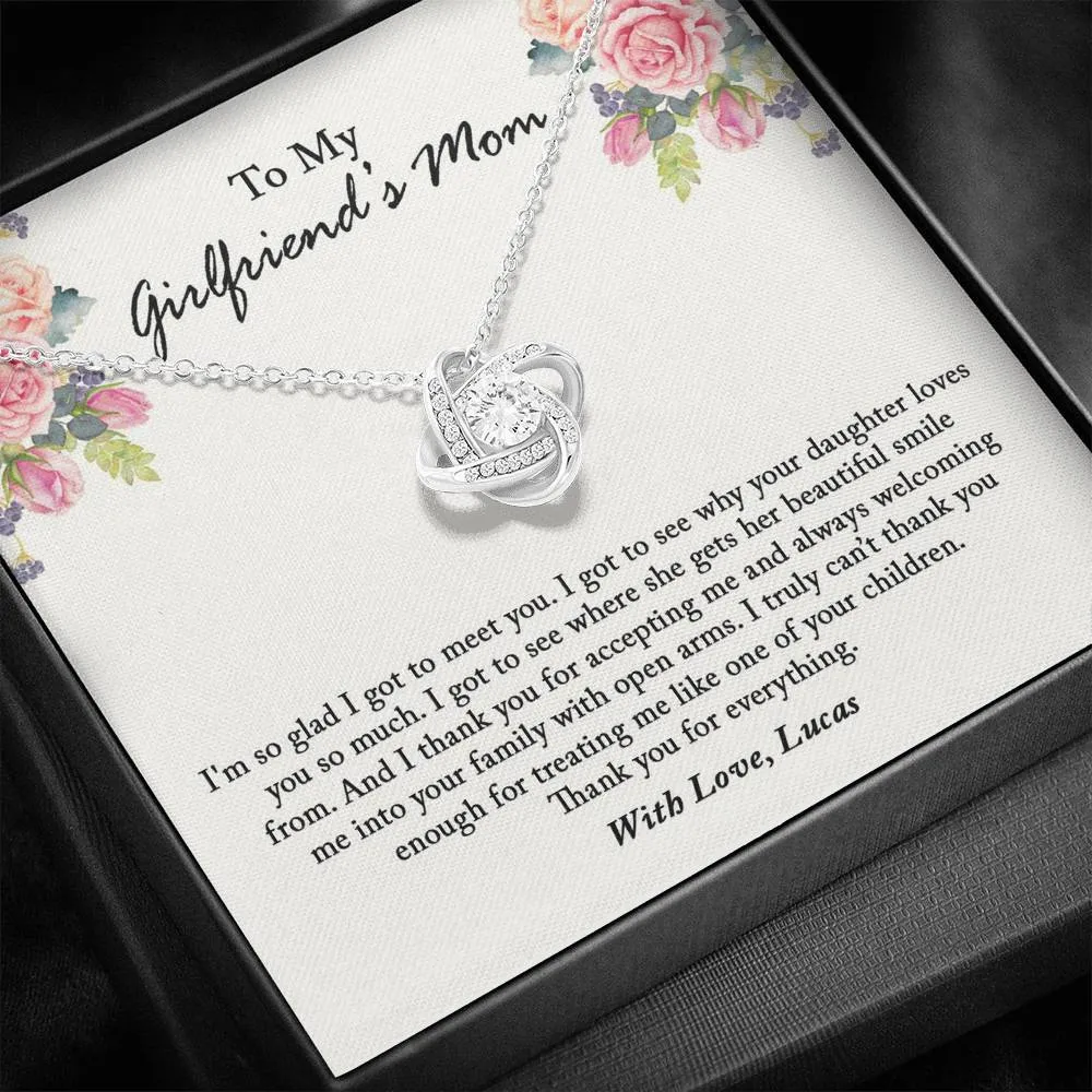 Girlfriend Mom Necklace, Girlfriend Mom's Gift, Gift for Girlfriend's Mother