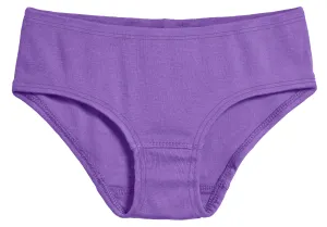 Girls Soft Cotton Brief  | Deep Purple