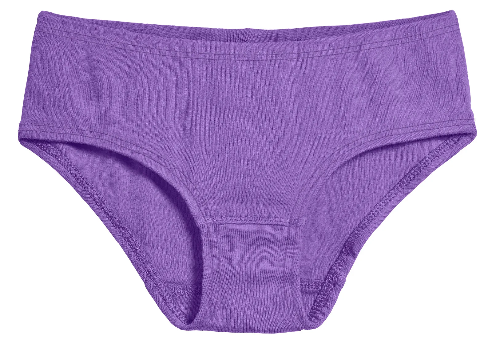 Girls Soft Cotton Brief  | Deep Purple