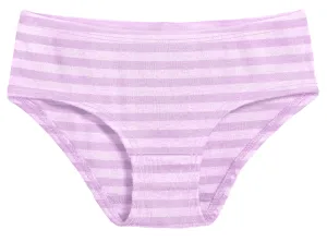 Girls Soft Stripe Brief | Lavender