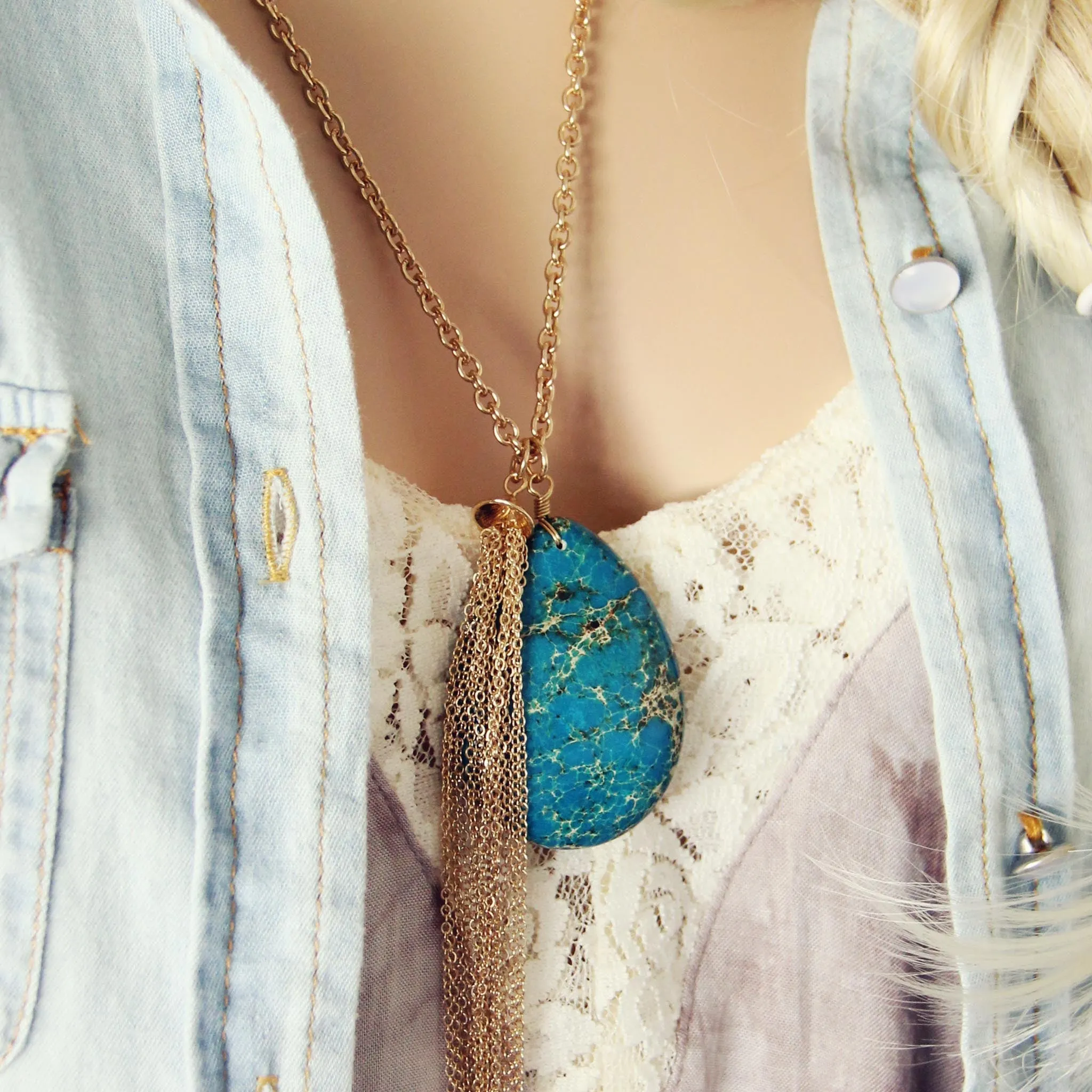 Glacier Stone Necklace