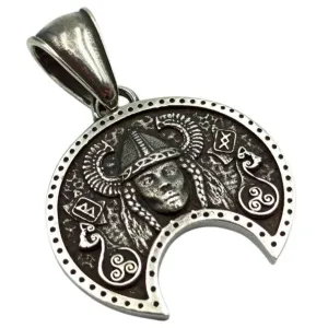 Goddesse Freya silver pendant