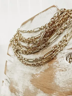Gold Link Chain Necklace