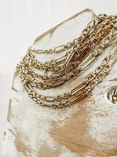 Gold Link Chain Necklace