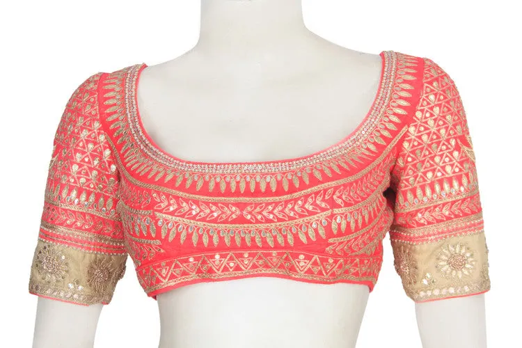Gorgeous Bridal lehenga in peach color online