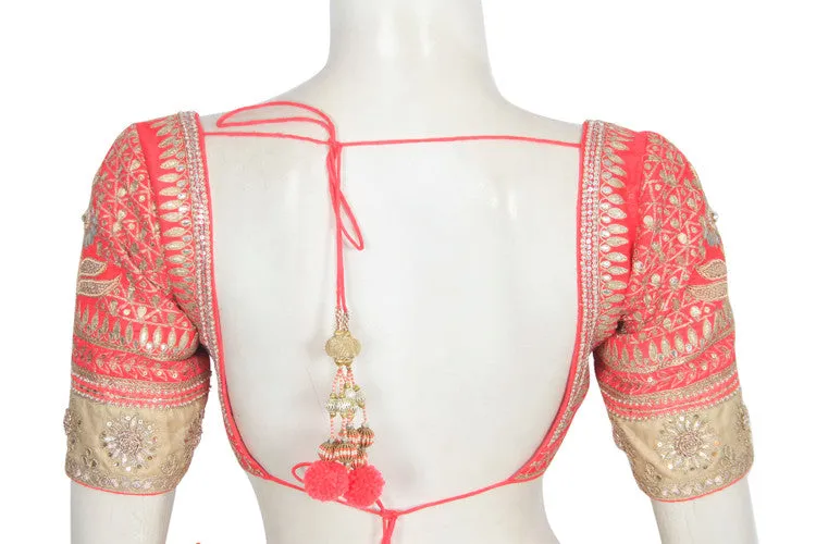 Gorgeous Bridal lehenga in peach color online