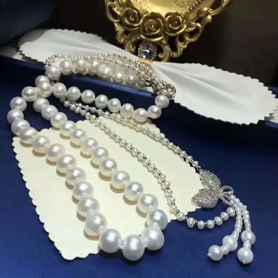 Gorgeous Double Strand Choker Pearl Necklace