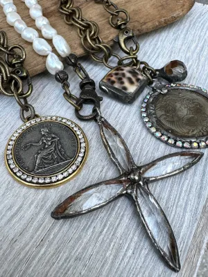 Gorgeous Pearls and Cross
