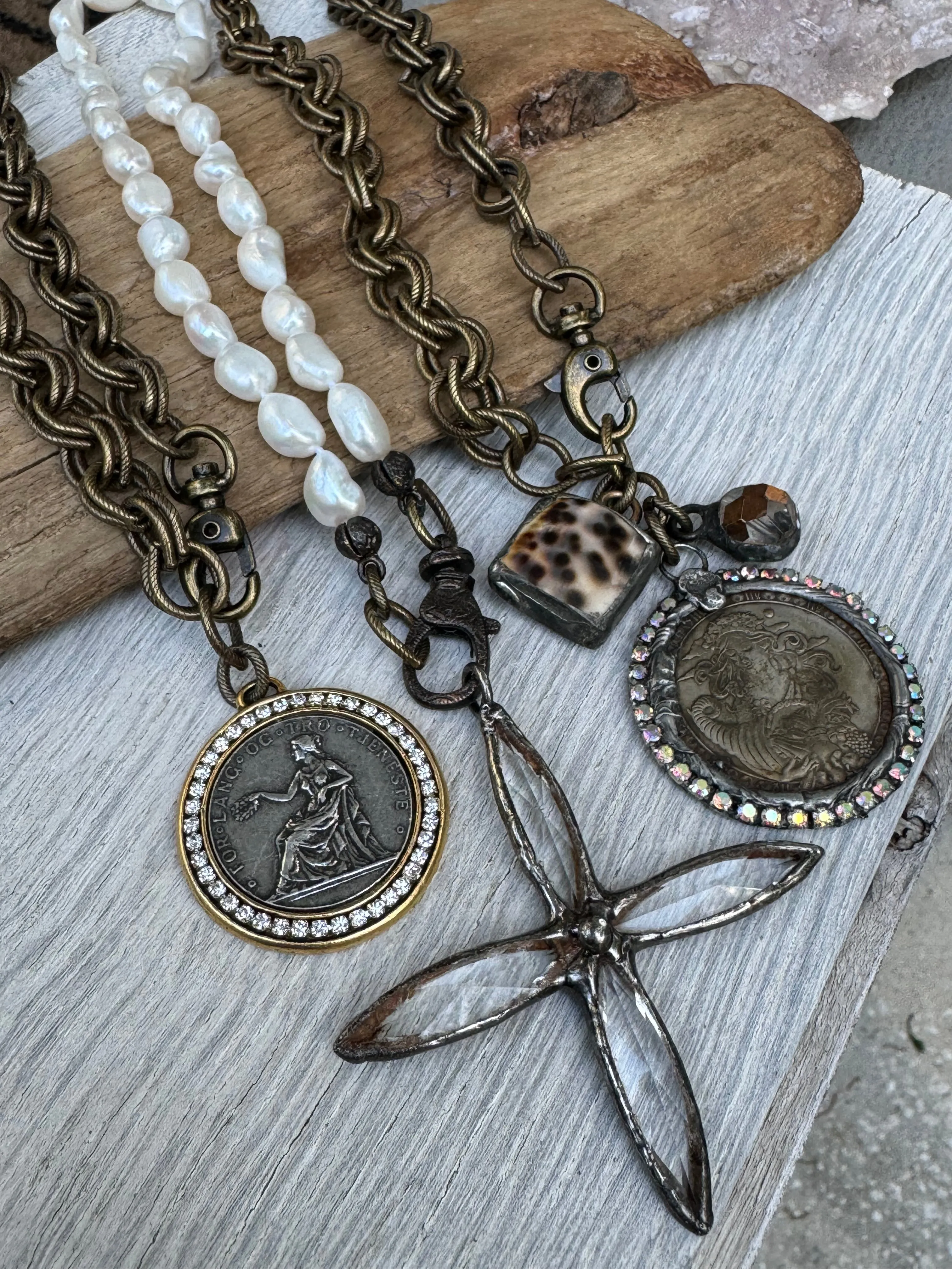 Gorgeous Pearls and Cross