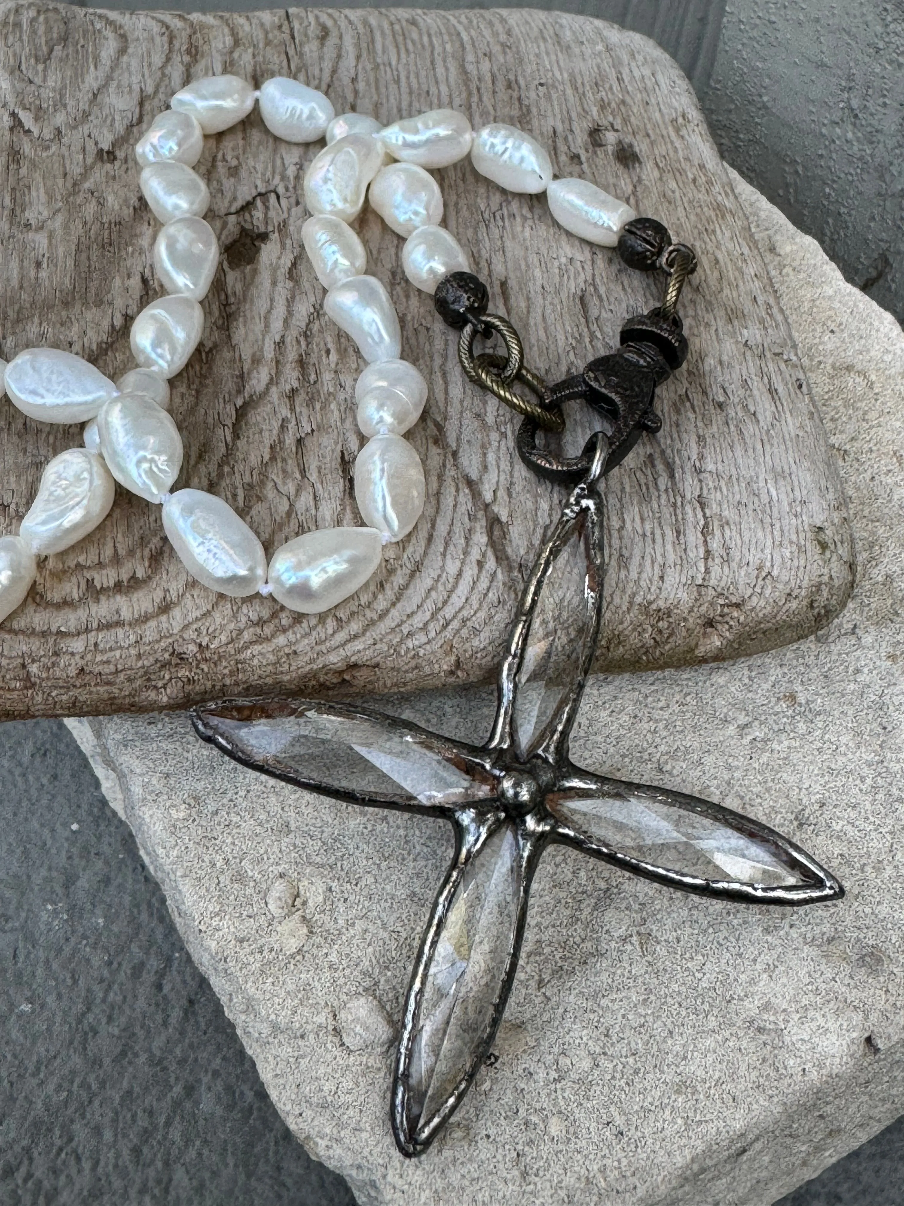 Gorgeous Pearls and Cross