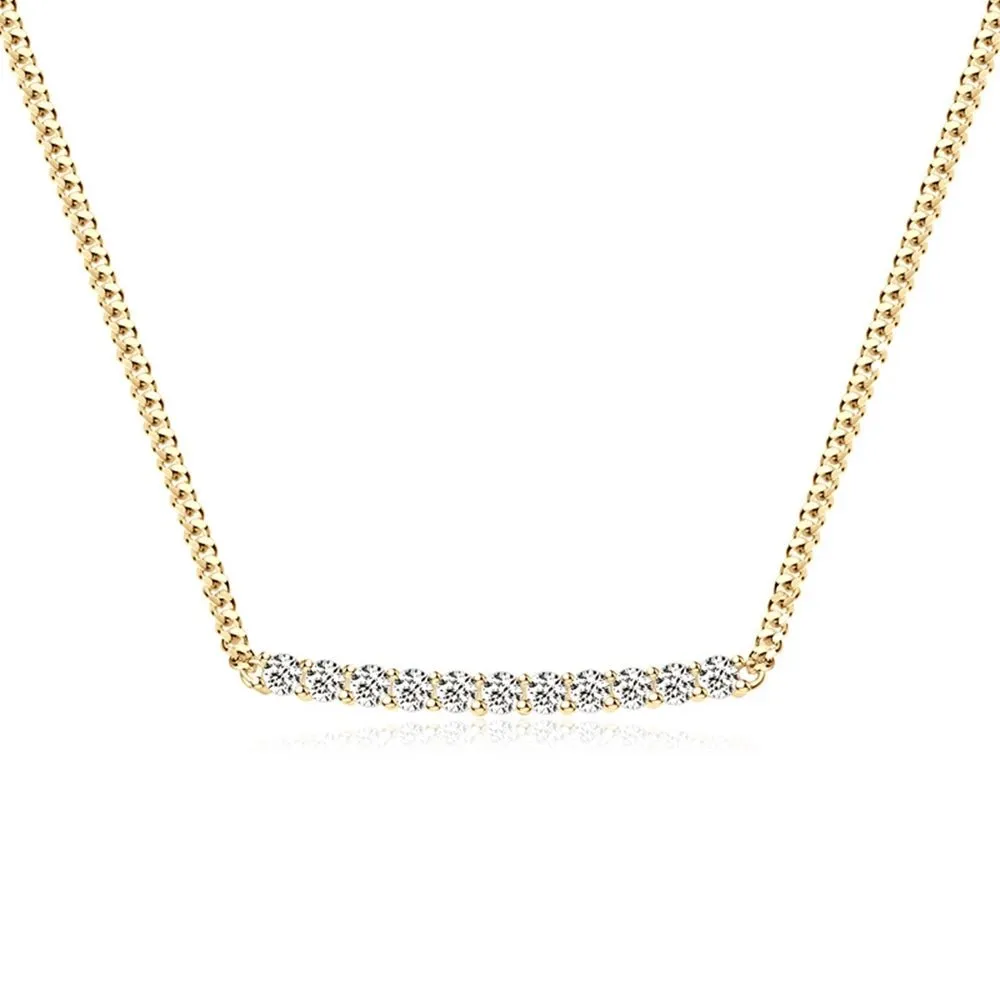 Gorgeous Round Cut Diamond Pendant Necklace