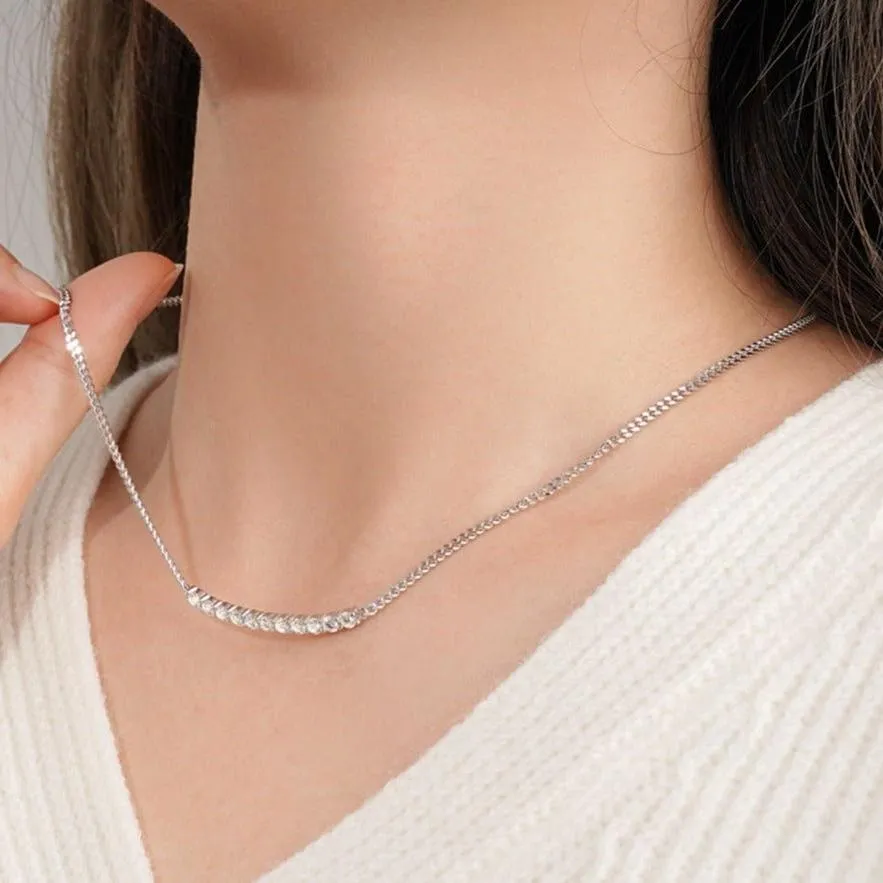 Gorgeous Round Cut Diamond Pendant Necklace