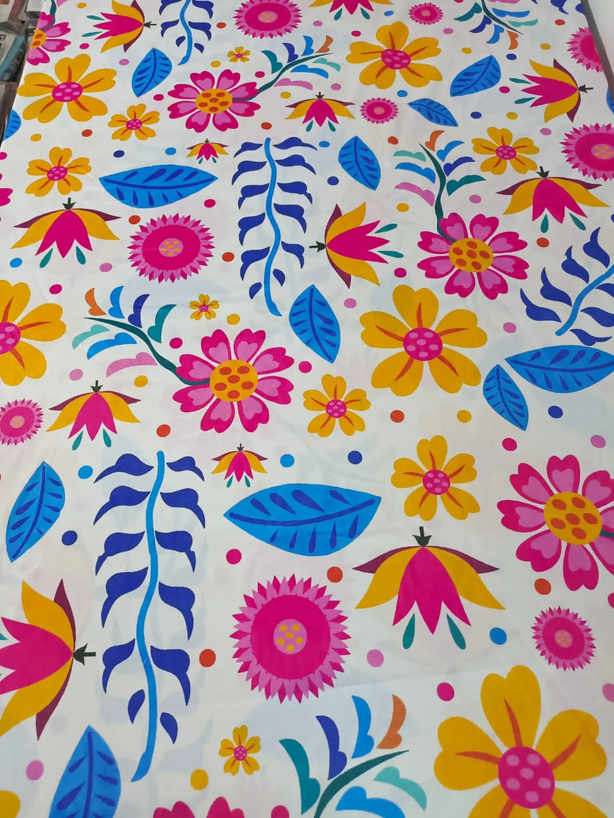 Grace W281- Printed 2pc soft  crepe dress