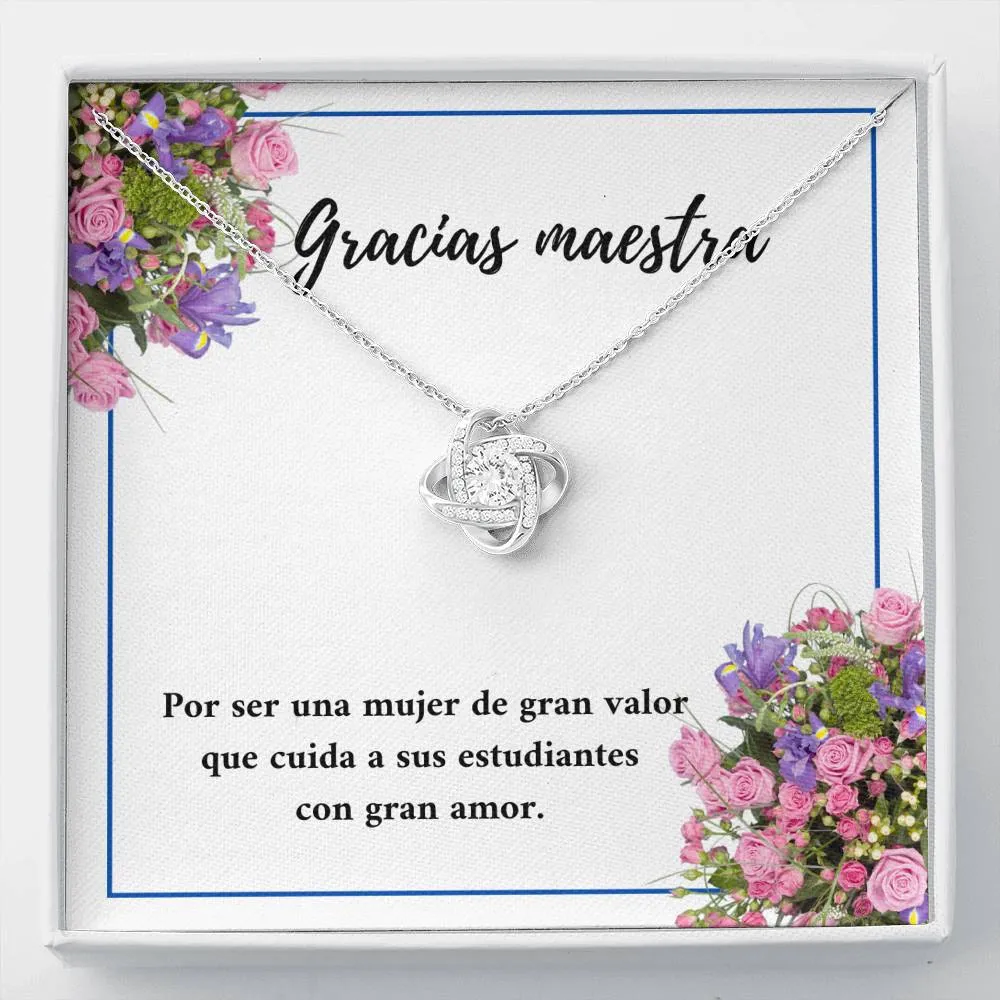 Gracias maestra por su gran valor