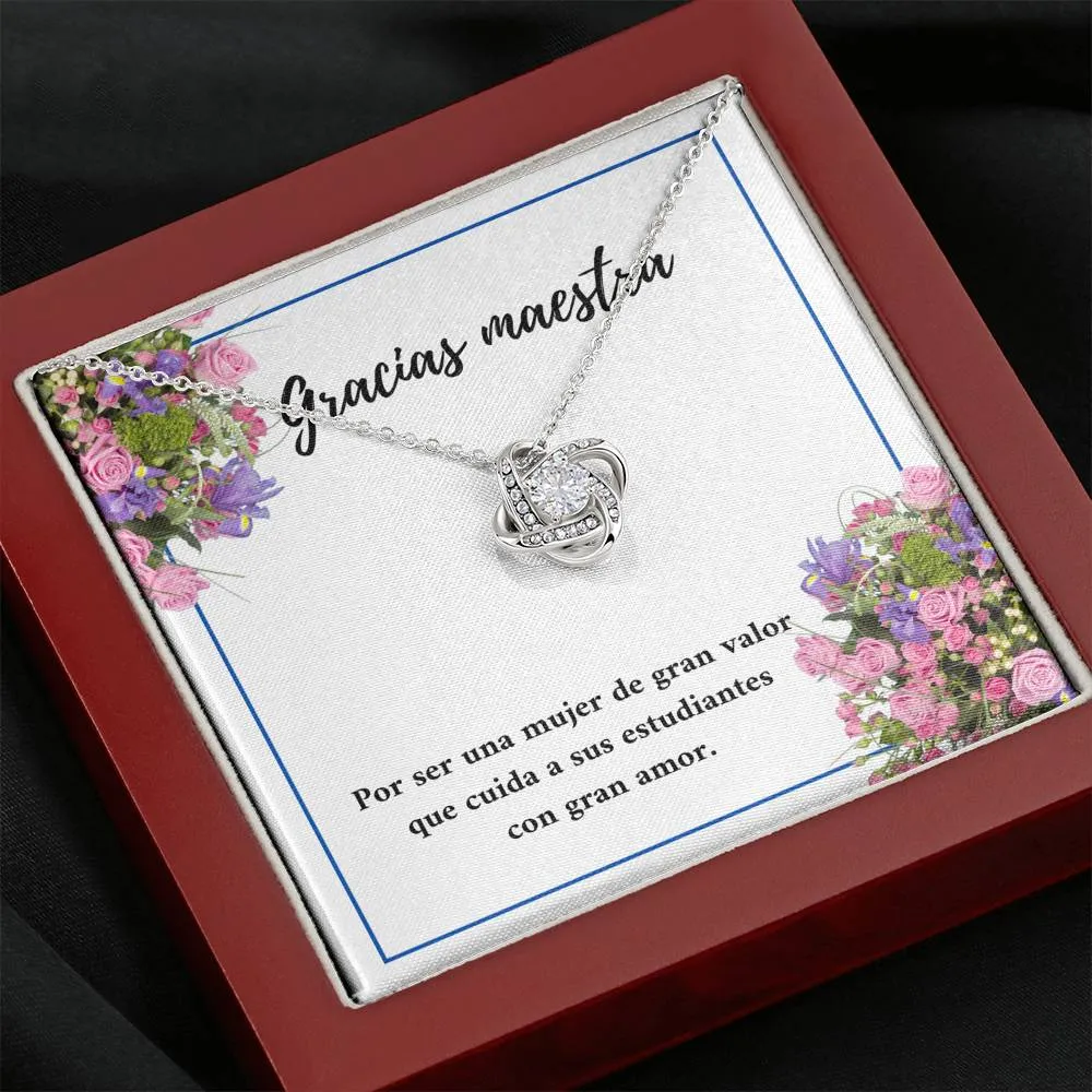 Gracias maestra por su gran valor
