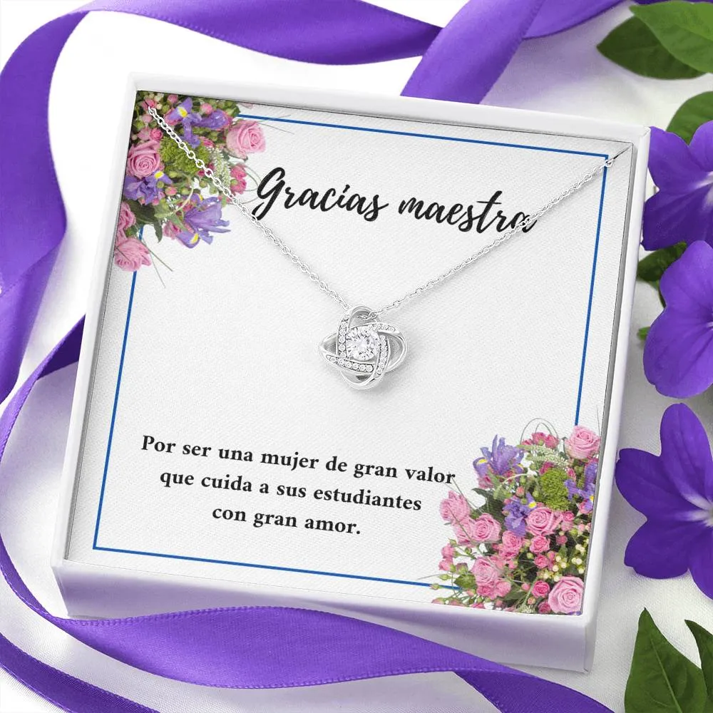 Gracias maestra por su gran valor