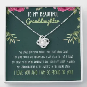 Granddaughter Knot Necklace