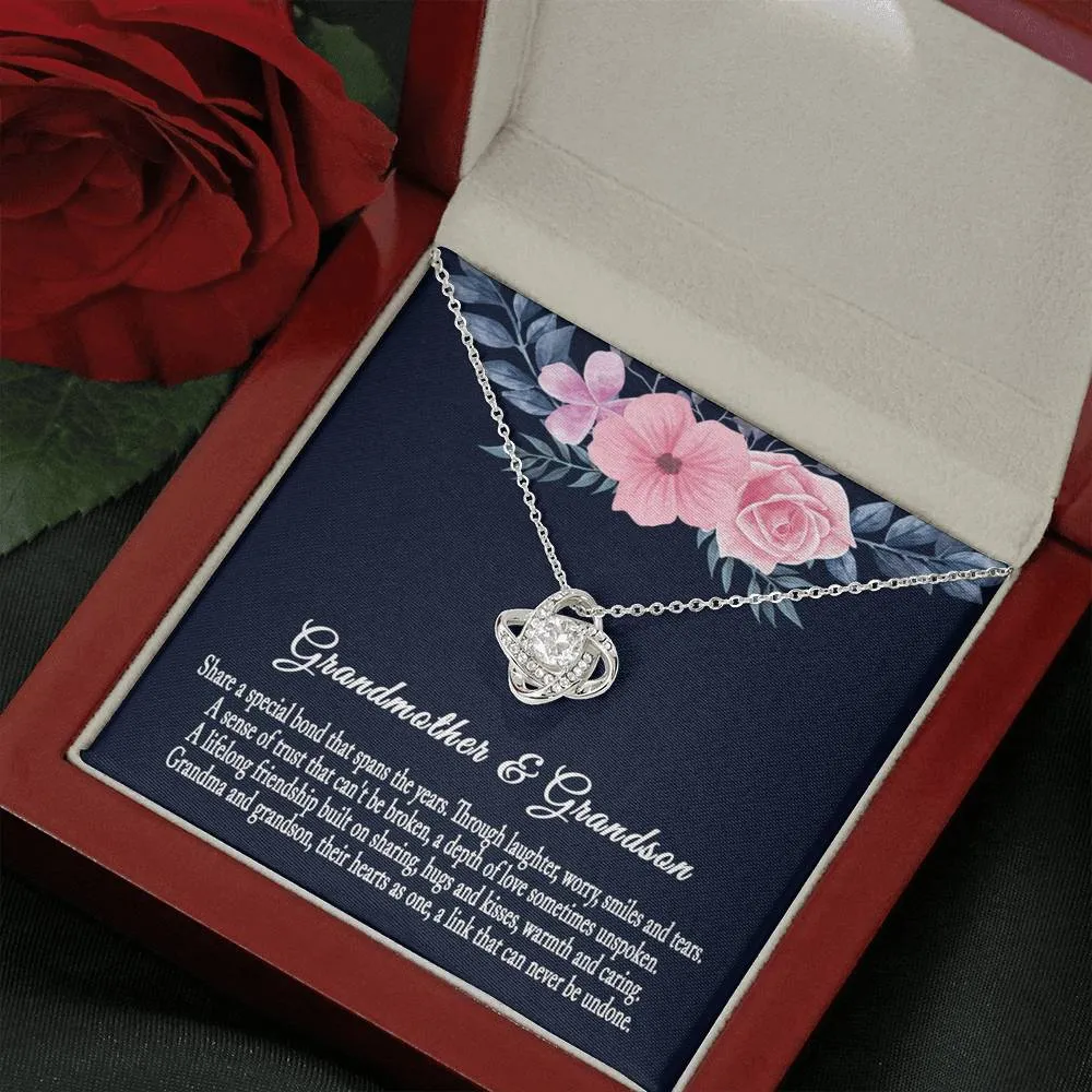 Grandmother & Grandson Necklace, Grandma Gift, Birthday Gift For Grandma From Grandson