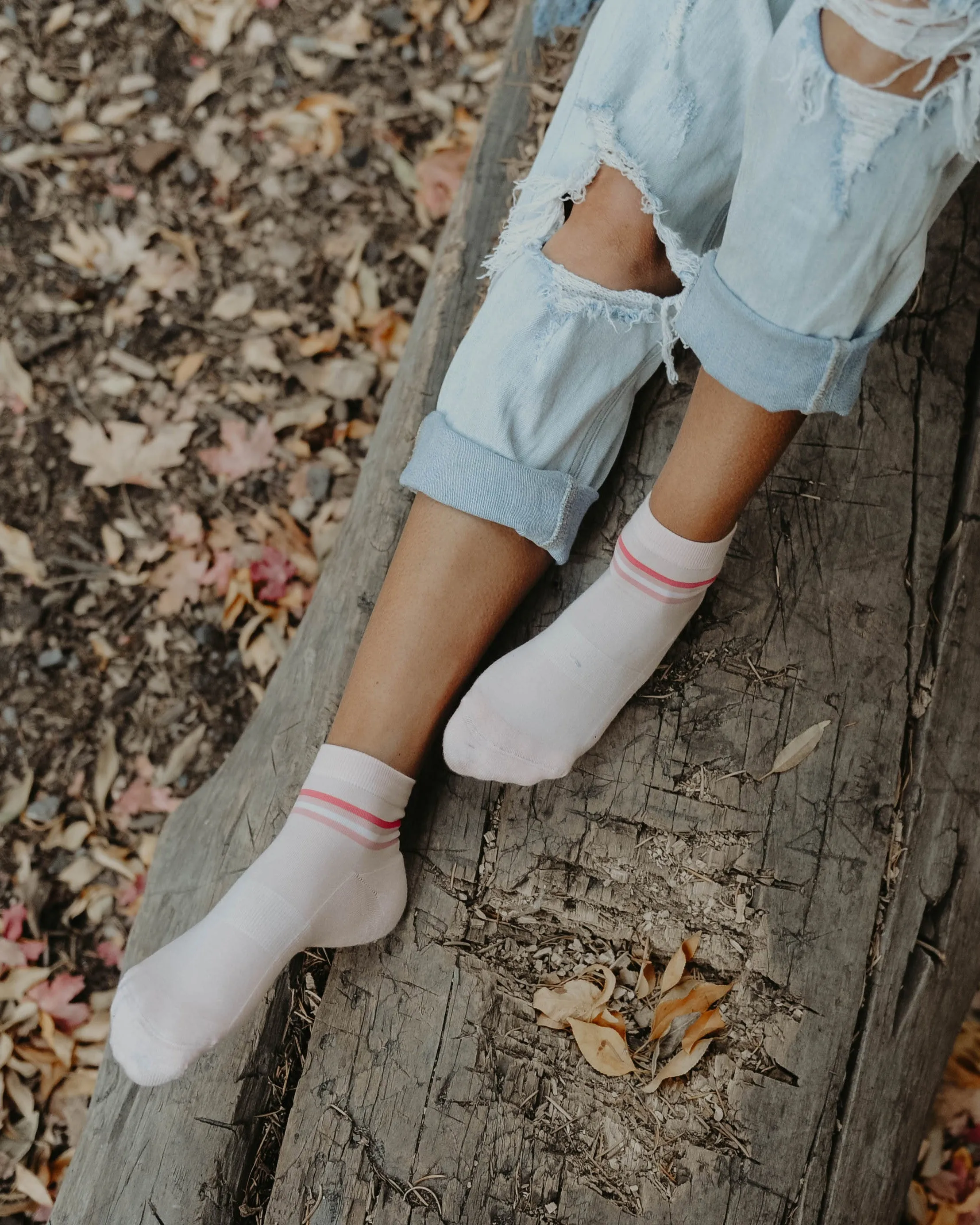 Grapefruit Retro Stripe Shorty