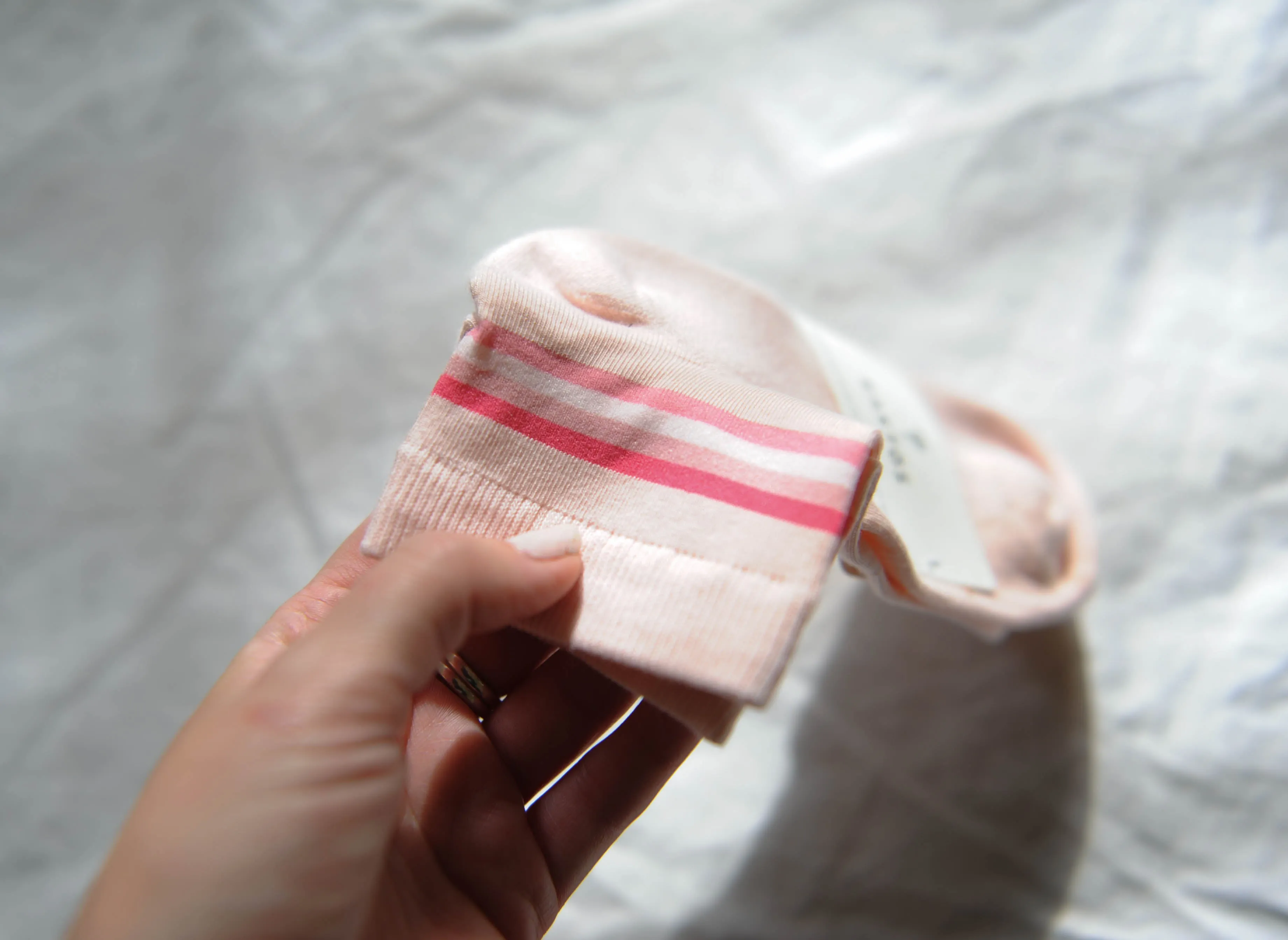 Grapefruit Retro Stripe Shorty