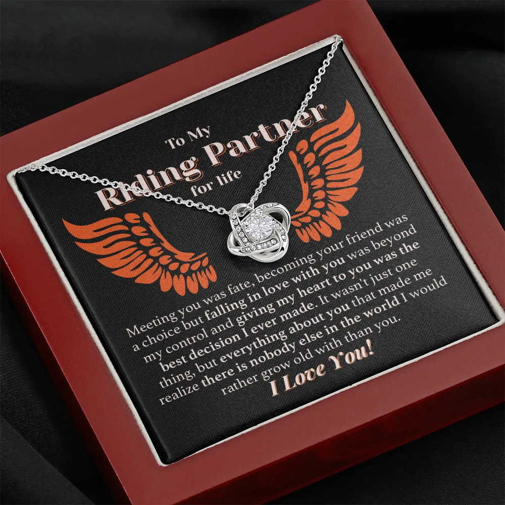 Grow Old Together Forever Love Necklace