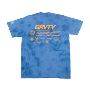 GRVTY Technical Tee (Custom Indigo Dye)
