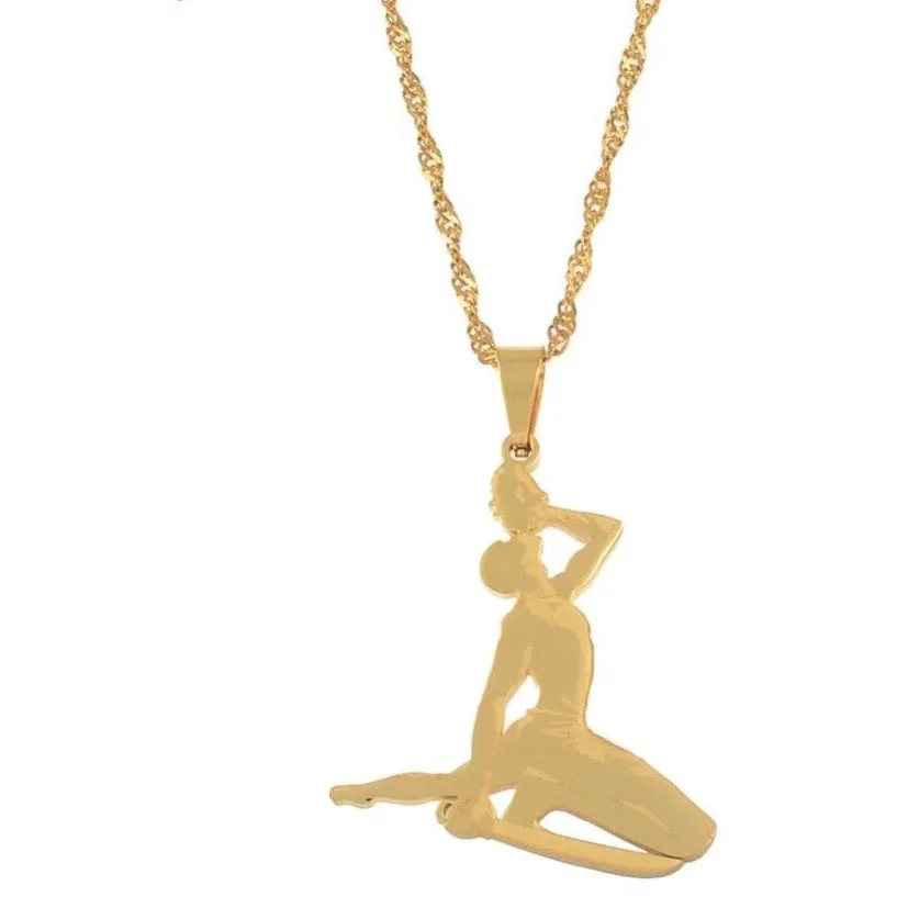 HAITI drinking girl necklace