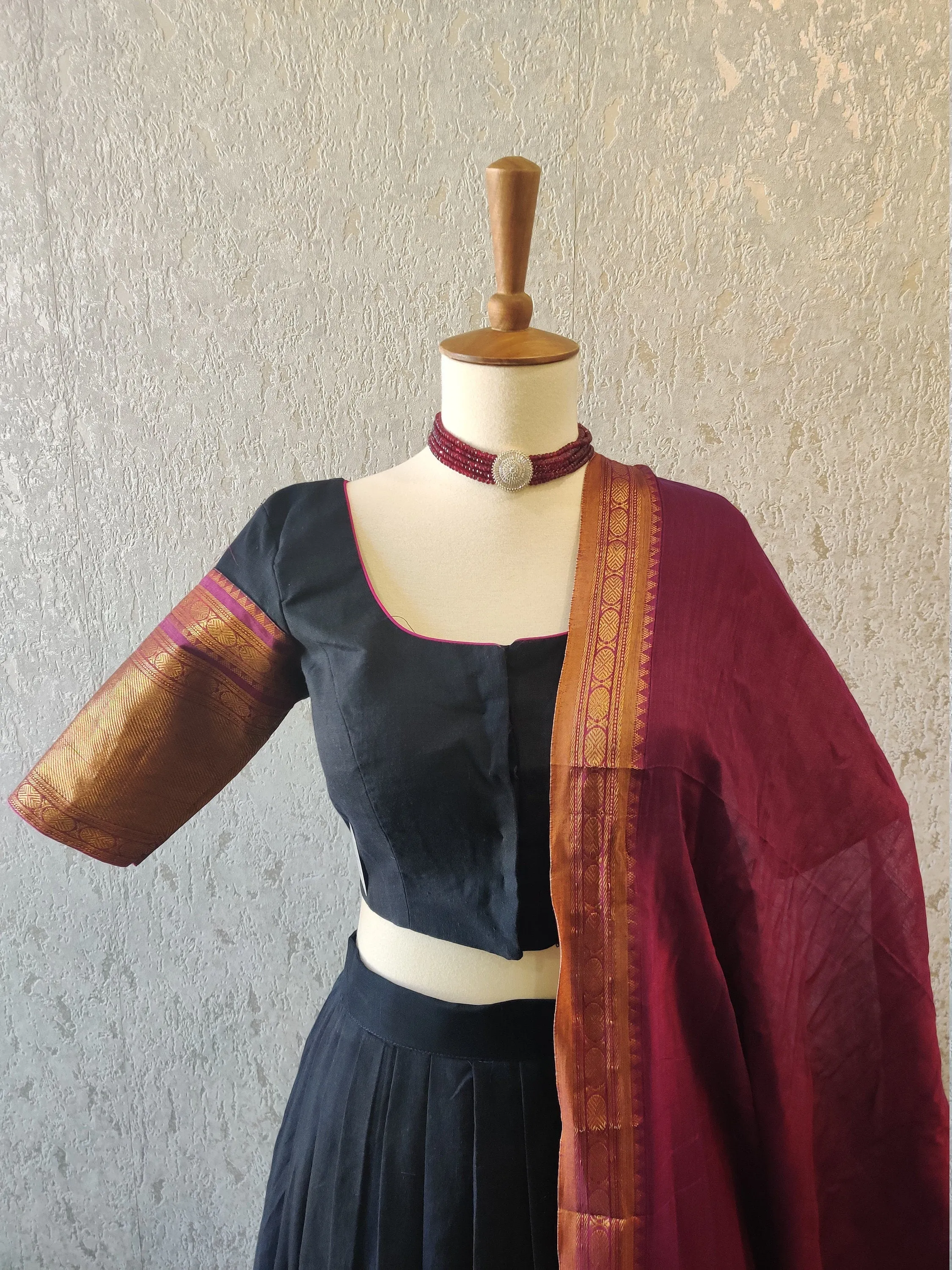 Half Saree Kids Lehenga choli Narayanpet pattu Lehenga Lyte weight Lehenga Soft fabric Lehenga Indian Wedding outfit Indian Halfsaree