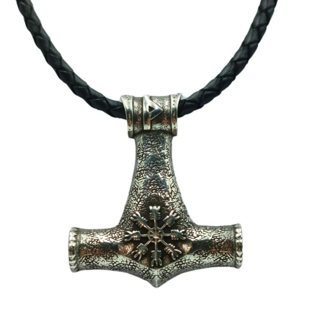 Hammer of Thor silver pendant