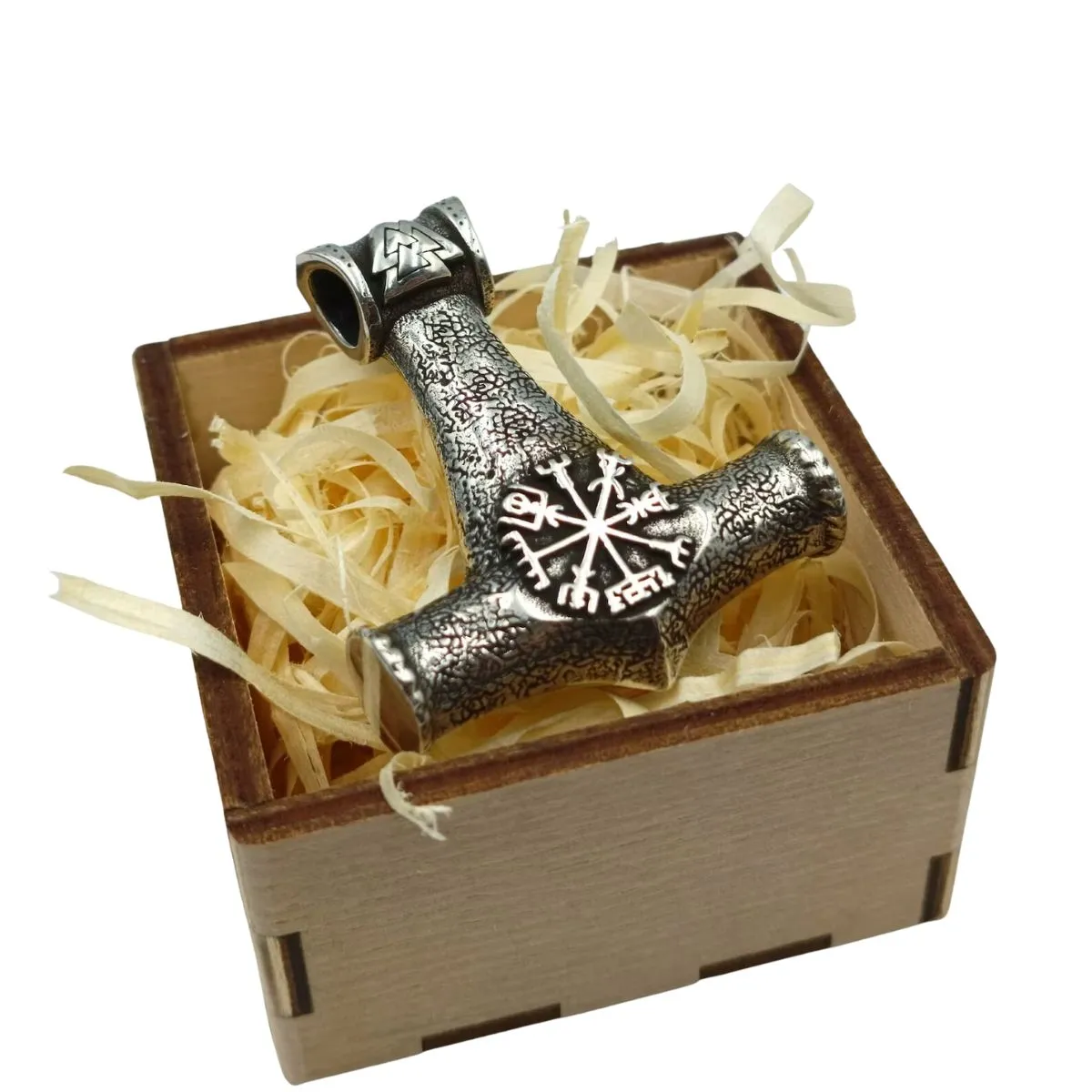 Hammer of Thor silver pendant