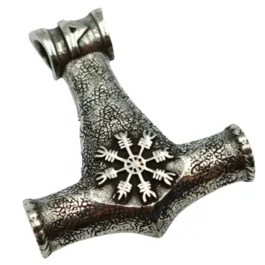 Hammer of Thor silver pendant