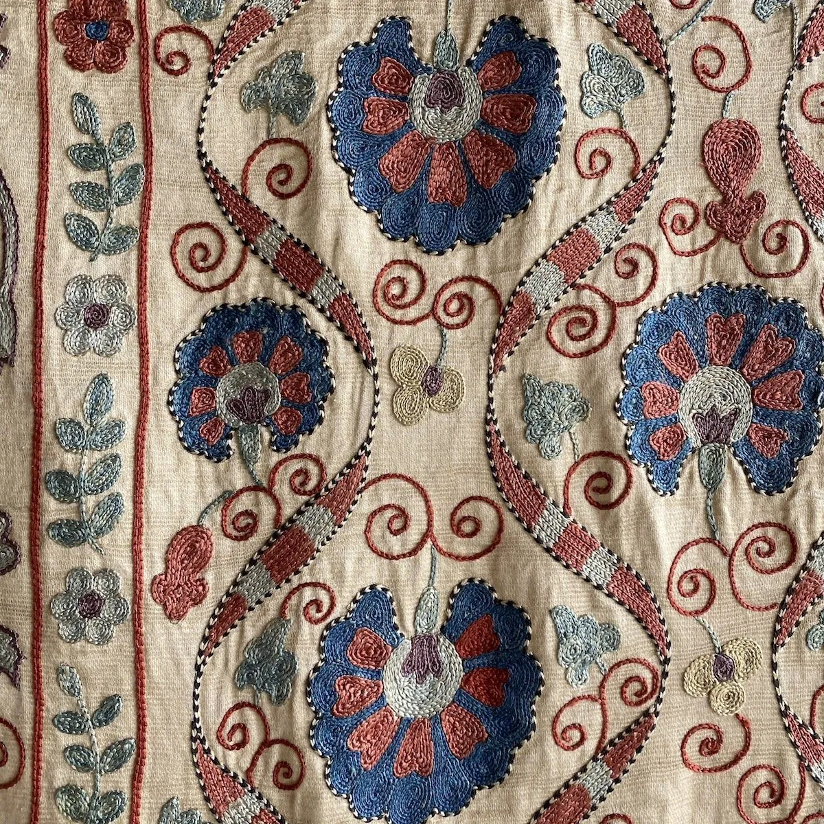 Hand Stitched Suzani (CSSU151520 | 73 x 60")
