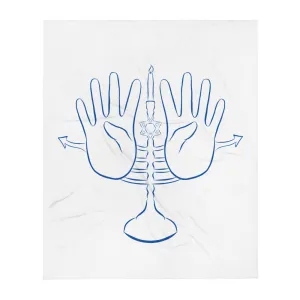 HANUKKAH (ASL) Throw Blanket