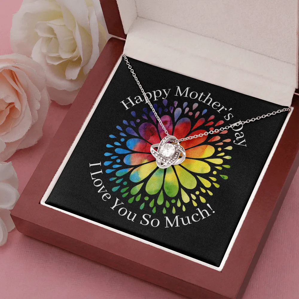 Happy Mother's Day Love You Love Knot Necklace