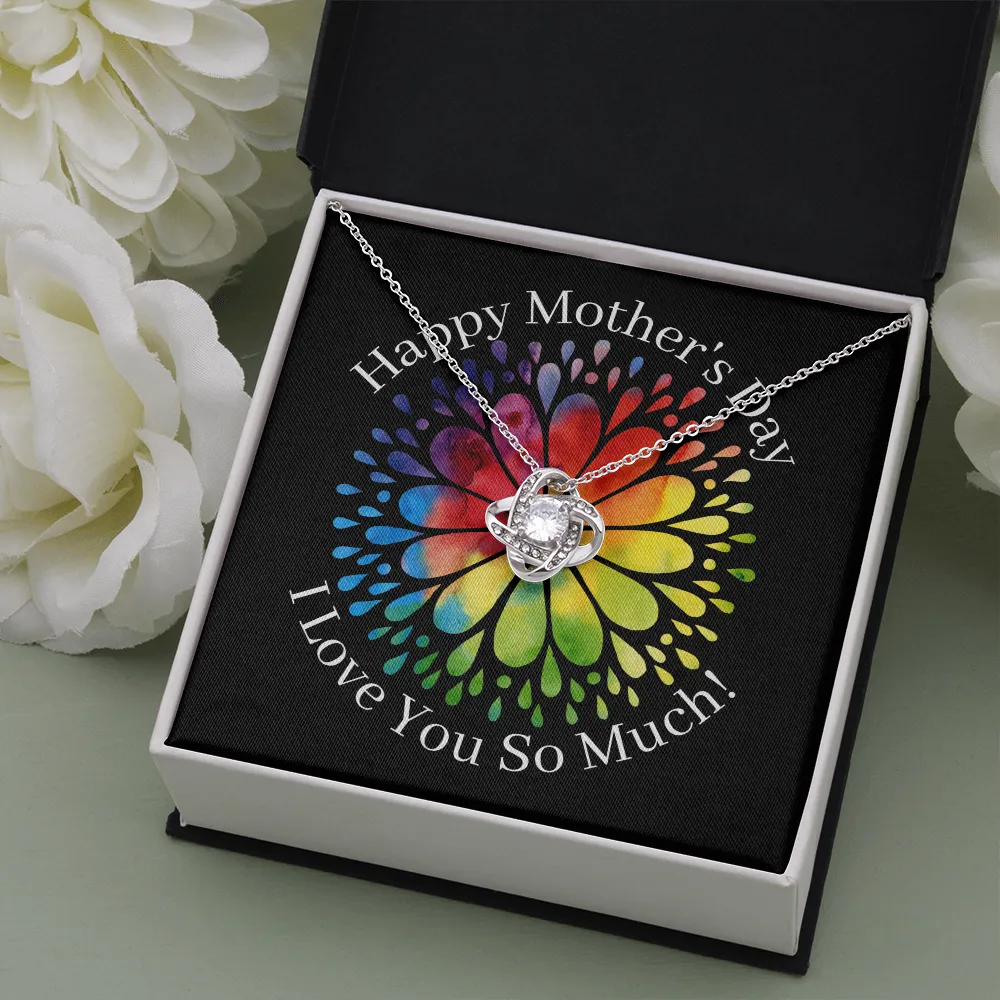 Happy Mother's Day Love You Love Knot Necklace