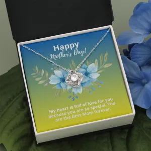 Happy Mother's Day to my Special Mom Love Knot Necklace