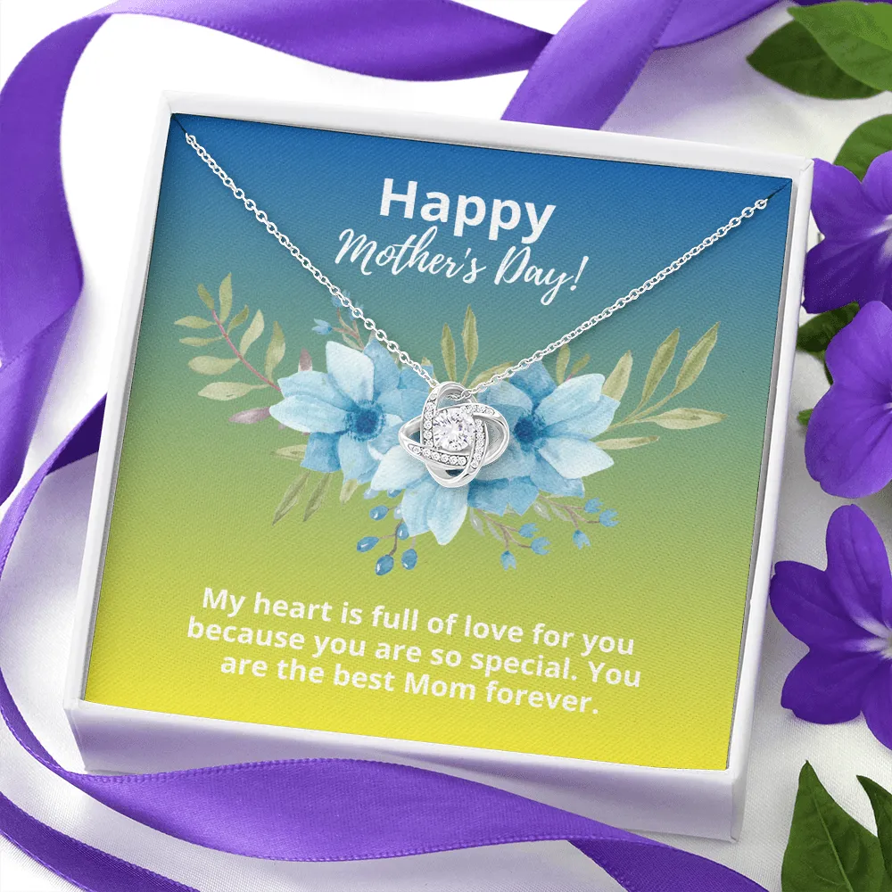 Happy Mother's Day to my Special Mom Love Knot Necklace