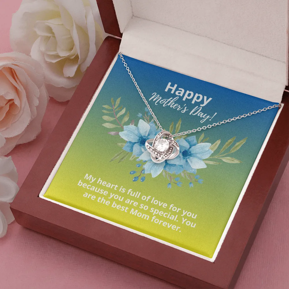 Happy Mother's Day to my Special Mom Love Knot Necklace