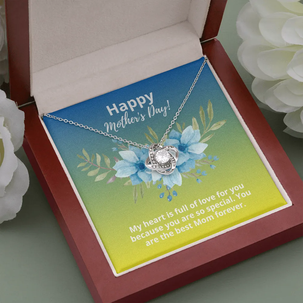 Happy Mother's Day to my Special Mom Love Knot Necklace