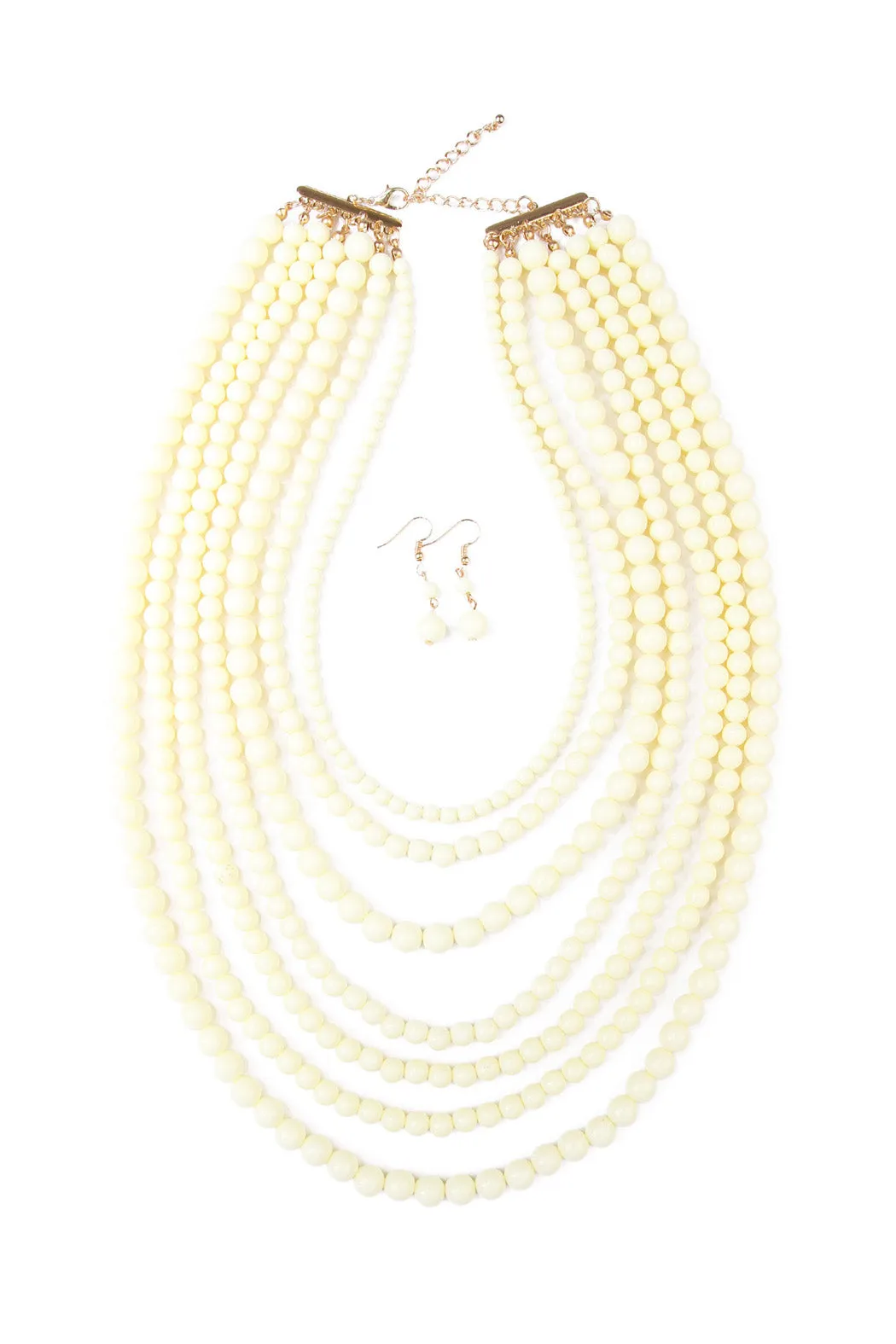 HDN1365 - STRAND BUBBLE NECKLACE SET